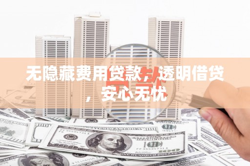 平乡无隐藏费用贷款，透明借贷，安心无忧