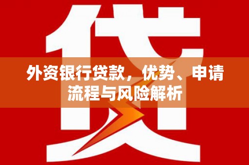 平乡外资银行贷款，优势、申请流程与风险解析