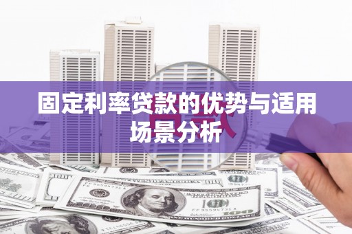 平乡固定利率贷款的优势与适用场景分析