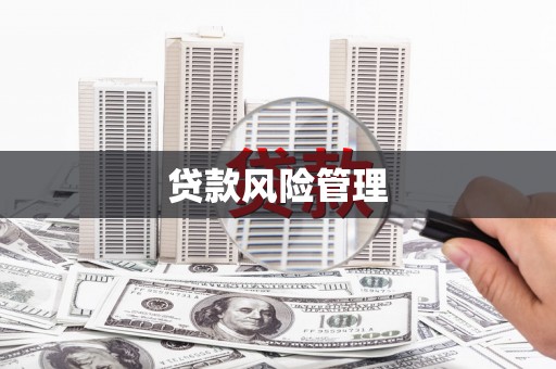 平乡贷款风险管理