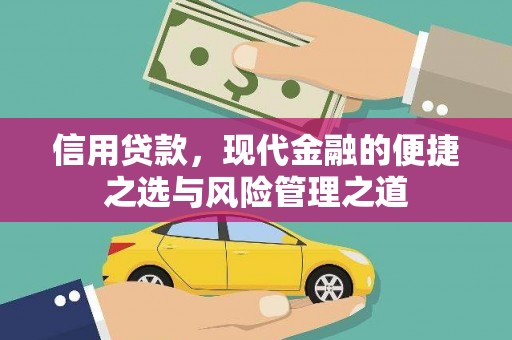 平乡信用贷款，现代金融的便捷之选与风险管理之道