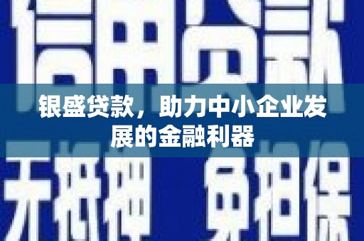 平乡银盛贷款，助力中小企业发展的金融利器