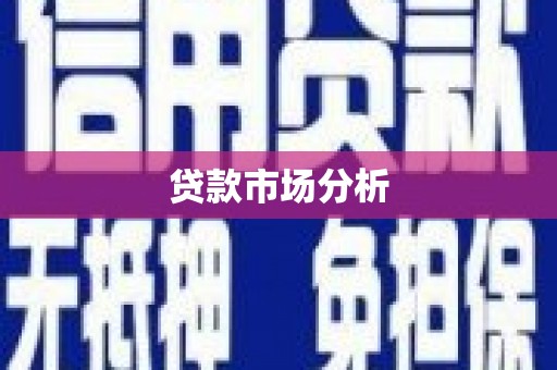 平乡贷款市场分析