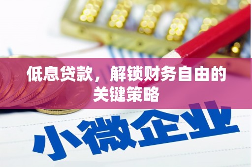 平乡低息贷款，解锁财务自由的关键策略