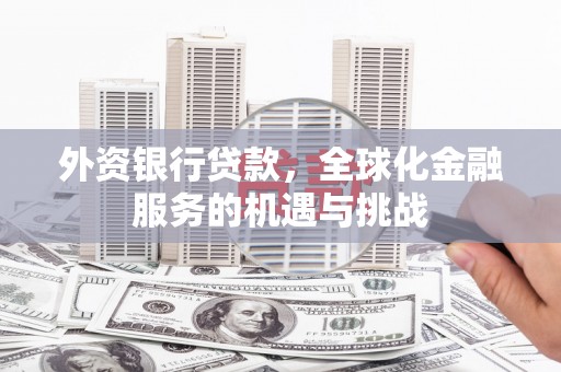 平乡外资银行贷款，全球化金融服务的机遇与挑战