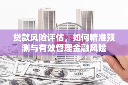 平乡贷款风险评估，如何精准预测与有效管理金融风险