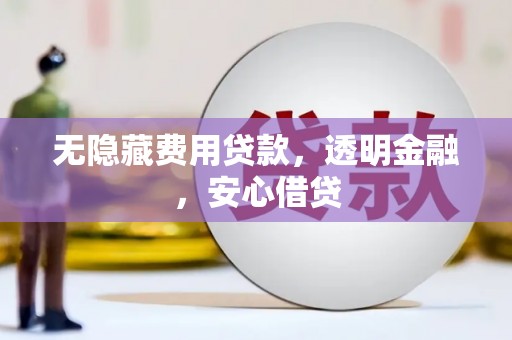 平乡无隐藏费用贷款，透明金融，安心借贷