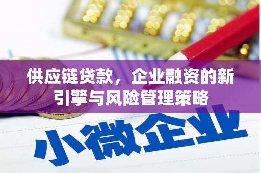 平乡供应链贷款，企业融资的新引擎与风险管理策略