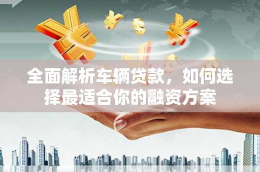 平乡全面解析车辆贷款，如何选择最适合你的融资方案